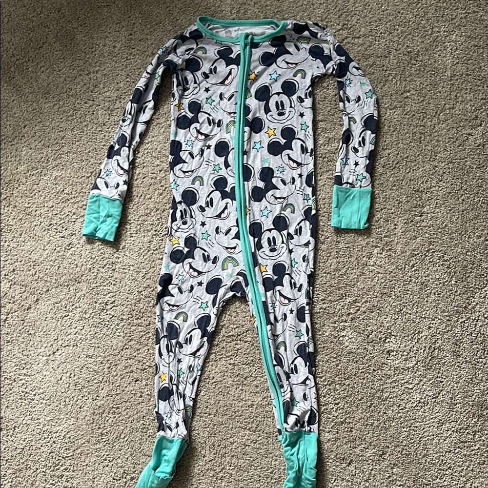Little Sleepies Disney Mickey Forever Zippie Pajama